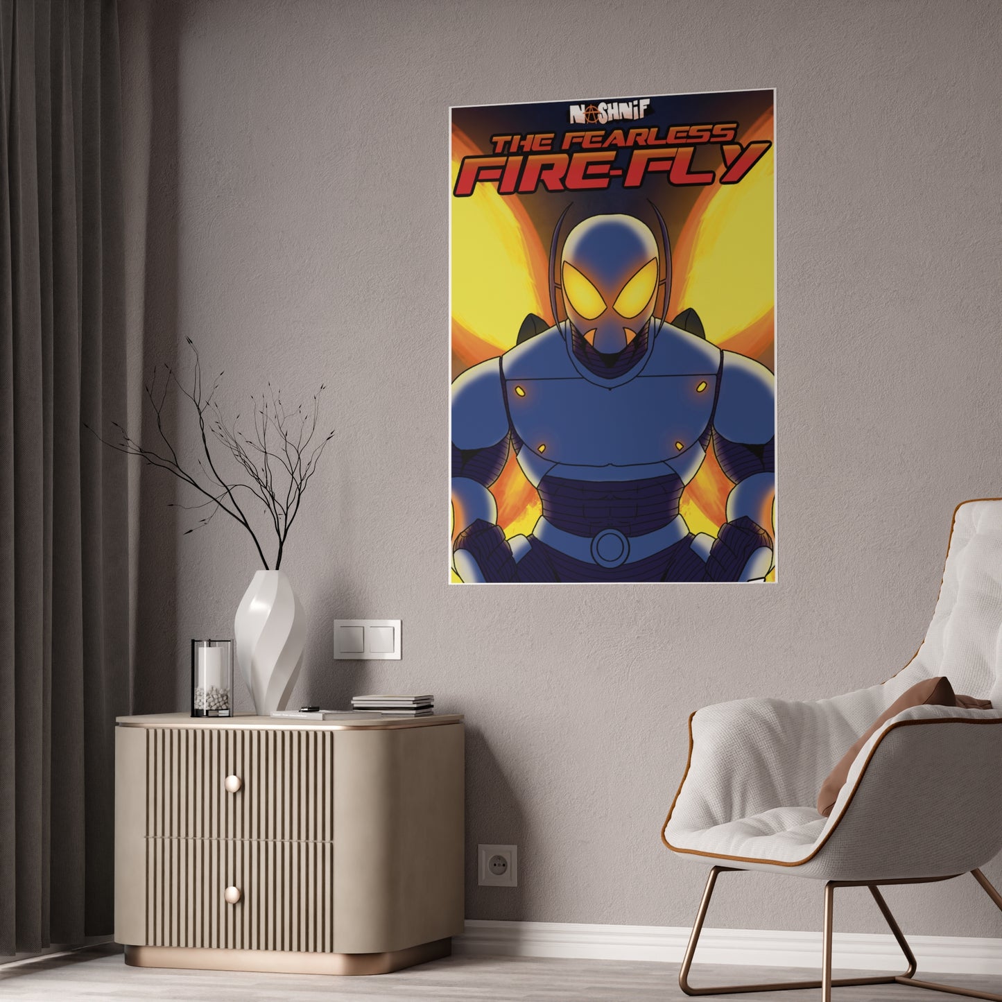 Fearless Fire-Fly Gloss Poster
