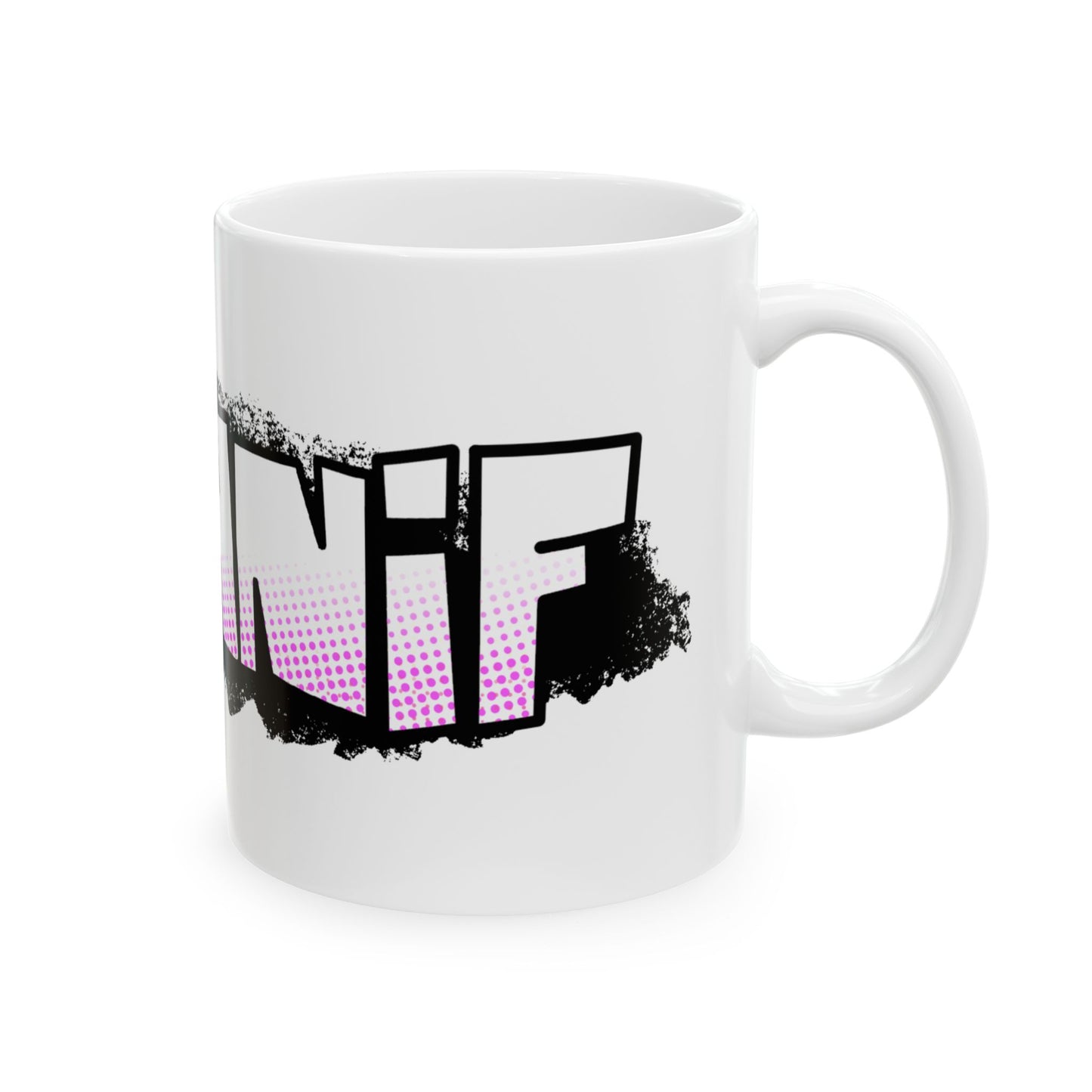 Nashnif Logo Ceramic Mug, 11oz
