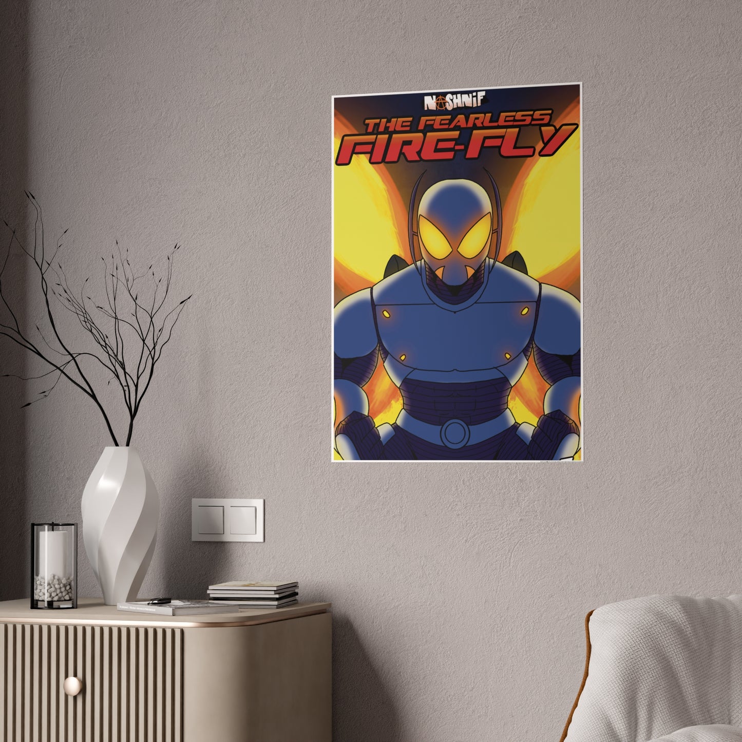 Fearless Fire-Fly Gloss Poster