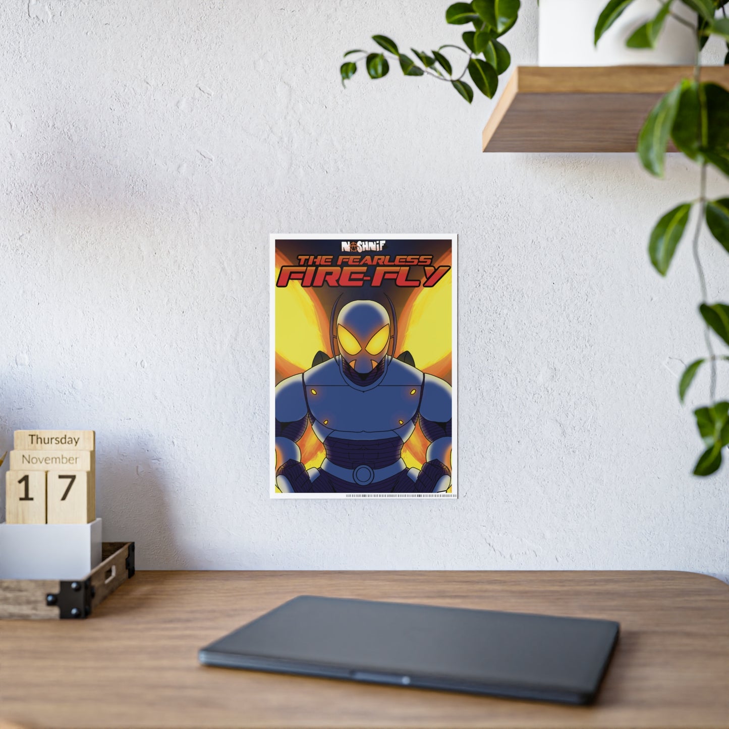 Fearless Fire-Fly Gloss Poster