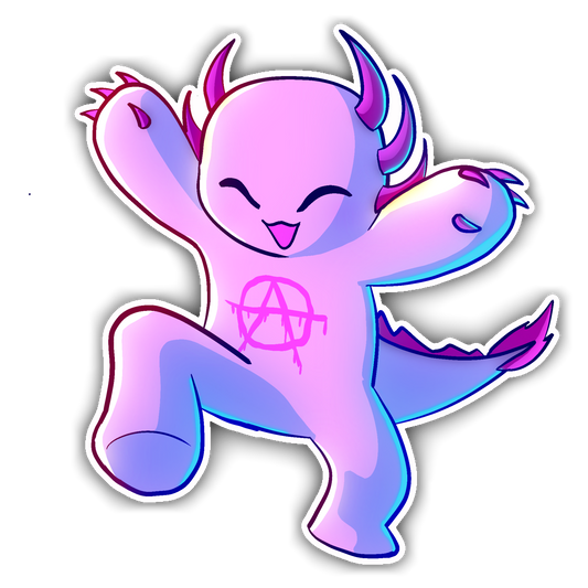 Axel Axolotl Sticker